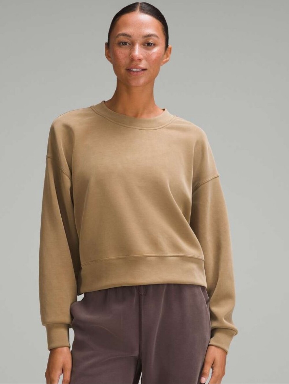 Lululemon Softstreme Perfectly Oversized Cropped Crew